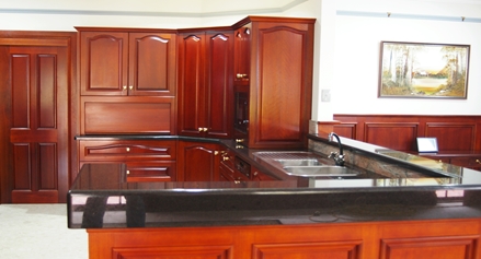 Adelaide Black Granite Benchtops by Compass Kitchens